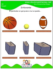 Geniş Dar Kavramı Çalışma Sayfalarıme çalışmaları